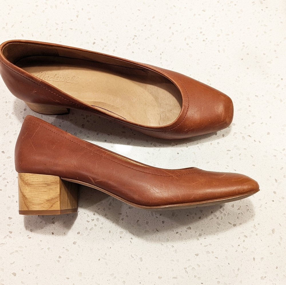 The Raquel leather pump madewell